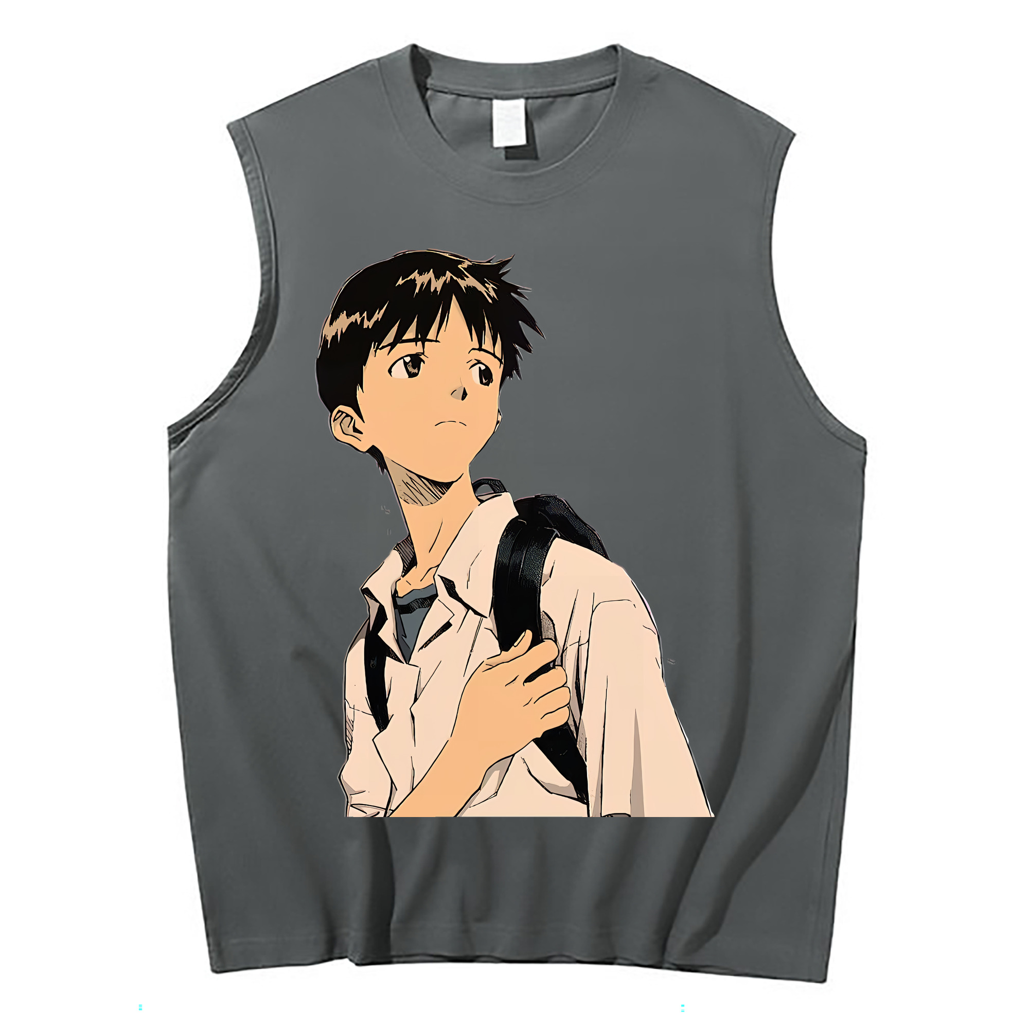 （画像用） EVA 新世紀エヴァンゲリオン コットン100％タンクトップ（フロントプリント）
